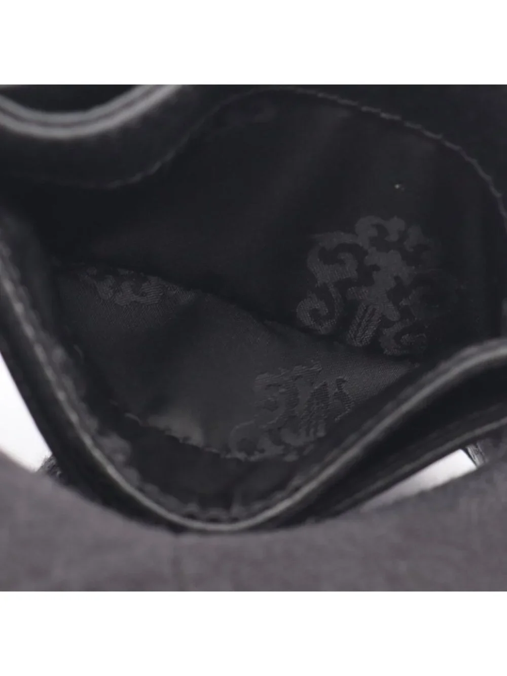 Chrome Hearts Card Case CH Cross Leather